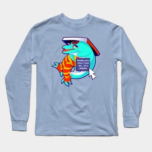 Virus Dolphin: Poppup Long Sleeve T-Shirt